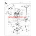 Carburetor Keihin CVK 32, manual choke cable