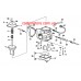 Carburetor Keihin CVK 32, manual choke cable