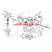 Keihin CVK 32 carburetor valve, main membrane, vacuum diaphragm