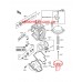Keihin CVK 32 carburetor valve, main membrane, vacuum diaphragm