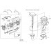 Keihin CVK 36 carburetor valve, main membrane, vacuum diaphragm
