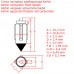Keihin float needle, float valve 1062-814-2101