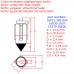 Keihin float needle, float valve 16030-1007, 16011-382-004, 13370-26E00