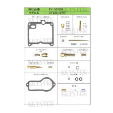 Keyster kit FY-5072N - for repair carburetor Yamaha XT250 3Y5 1980-1990